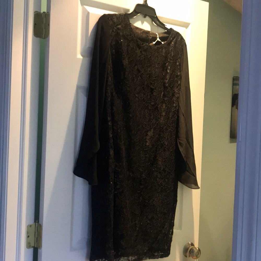 Grace Karin bodycom black lace dress